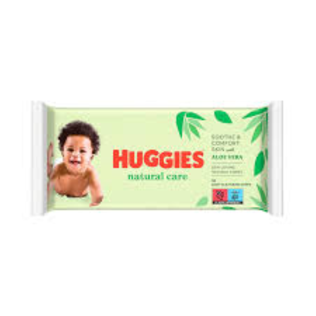 HUGGIES BABY WIPES NATURAL CARE 10X56S